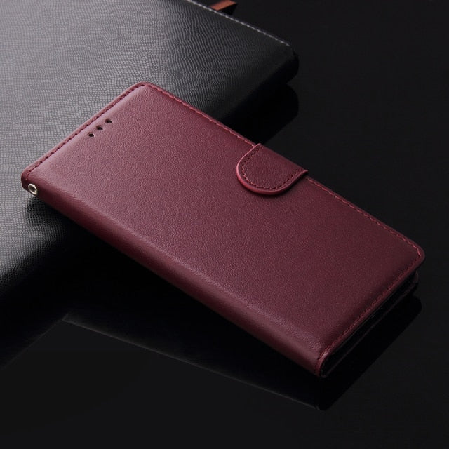 Leather Case Protect Cover For iPhone 13 12 Mini 11 Pro Max X XR XS Max 7 8 6 6s Plus 5 5s SE 2020 Stand Flip Wallet