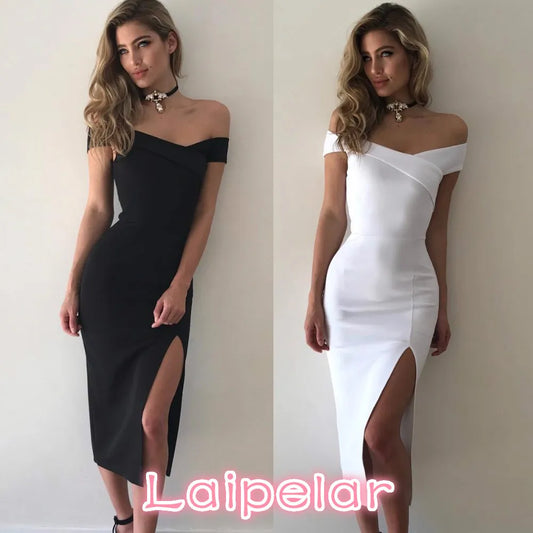 New Sexy women strapless summer spring vestidos clubwear Clothes Laipelar