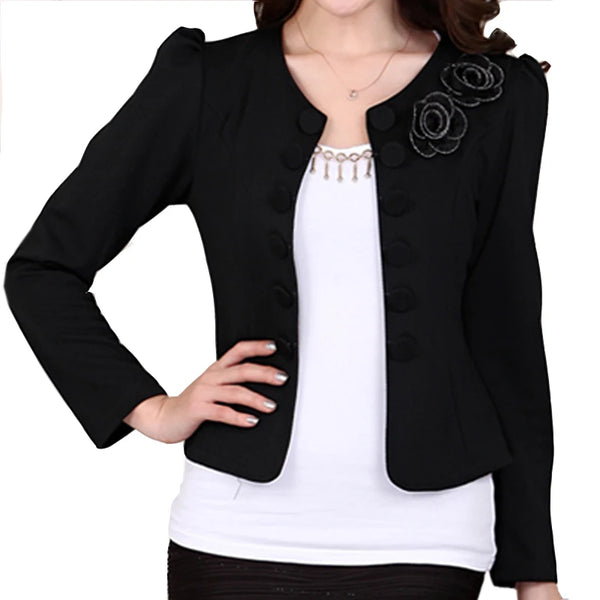 Woman Blazer Long Sleeve Office Women Jackets and Coats