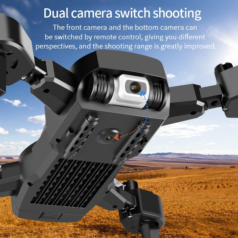 NEW Rc Drone 4k HD Wide Angle Camera 1080P WiFi fpv Drone Dual Camera Quadcopter Real-time transmission