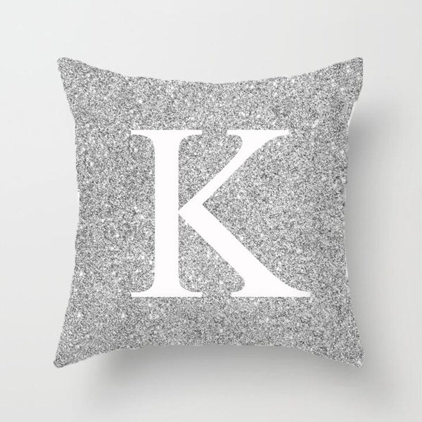 A-Z letter new gray hug pillowcase pillow