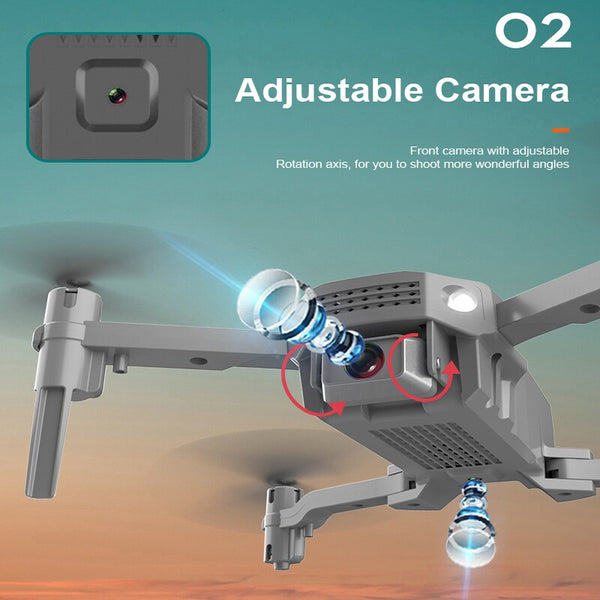 New R16 drone 4k HD dual lens mini drone WiFi 1080p real-time transmission FPV drone height keeps my foldable RC Quadcopter