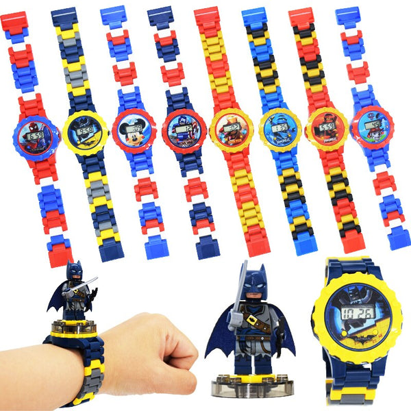 Kids Watch Building Blocks Bricks Toys For Children Watches Compatible LegoINLY NinjagoINLY LegoINGS Duplo LegoINGL MinecraftING