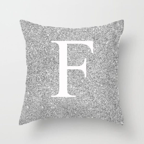 A-Z letter new gray hug pillowcase pillow