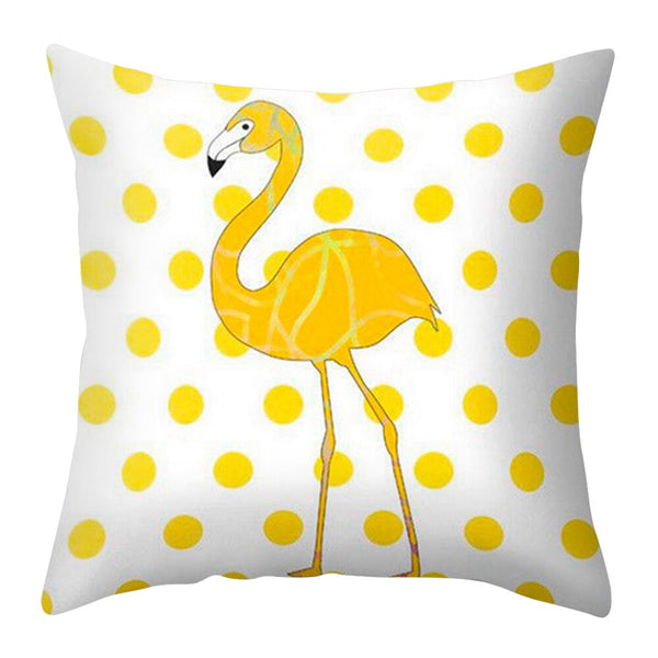Elife Retro Yellow Pineapple Linen cotton cushion Case