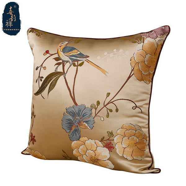 High precision embroidery jacquard sofa cushion pillowcase