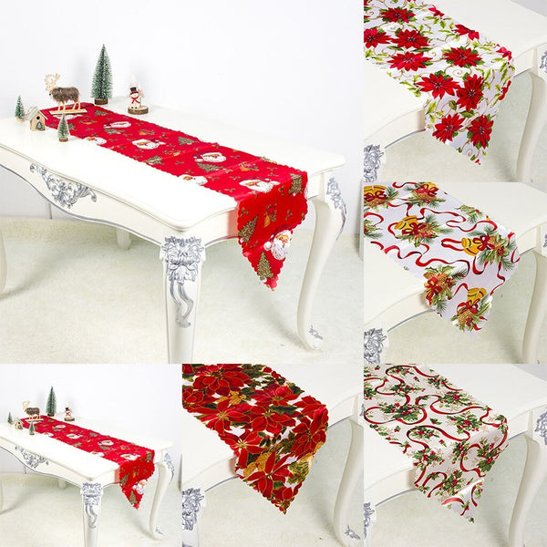 Creative Christmas Cotton Linen Tablecloth