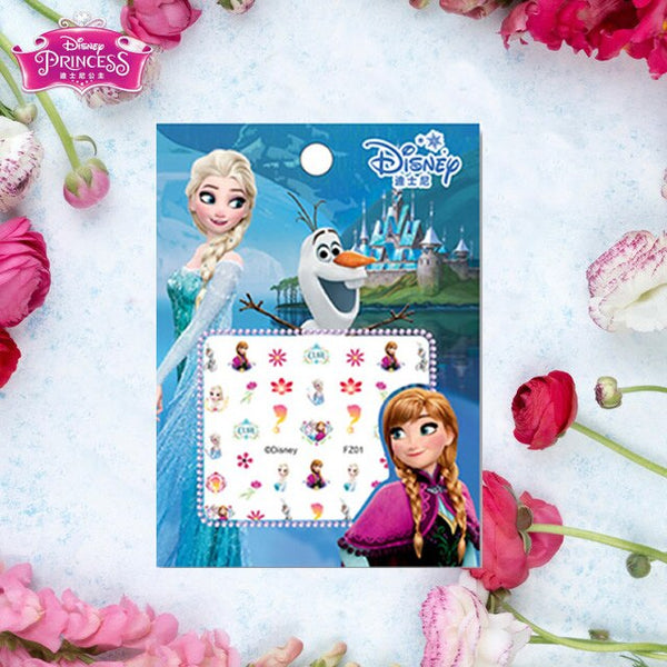 Disney Girl Nail Stickers Frozen Elsa And Anna Makeup Toy
