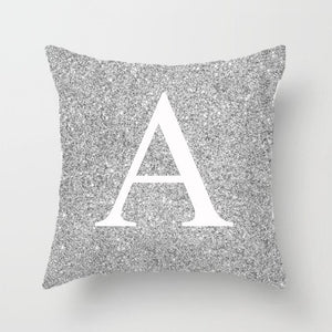 A-Z letter new gray hug pillowcase pillow