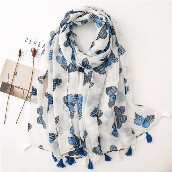 VISROVER 2020 New Summer Scarf For Women Girl Beach Dress Top Lady Tropical Print Scarf Beach Scarf Sun Protection Shawl Wrap