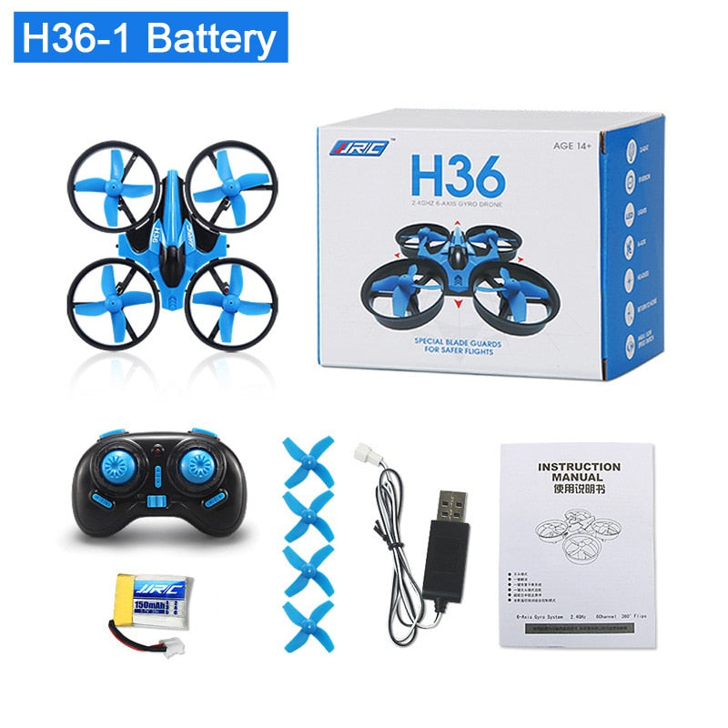 JJRC H36 RC Mini Drone Helicopter 4CH Toy Quadcopter Drone Headless 6 Axis One Key Return 360 degree Flip