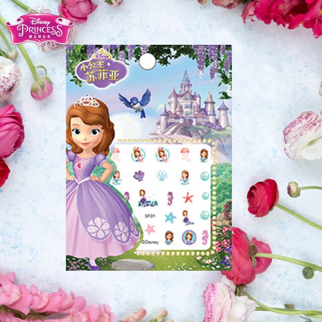 Disney Girl Nail Stickers Frozen Elsa And Anna Makeup Toy