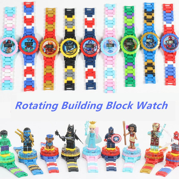 Kids Watch Building Blocks Bricks Toys For Children Watches Compatible LegoINLY NinjagoINLY LegoINGS Duplo LegoINGL MinecraftING