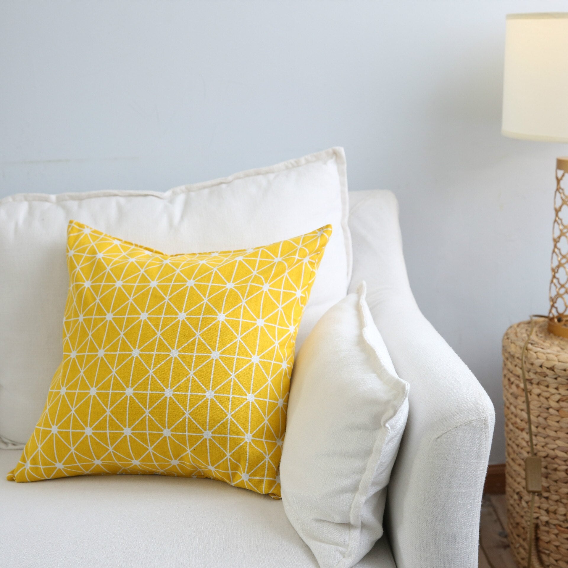 Geometric art simple sofa throw cushion pillowcase