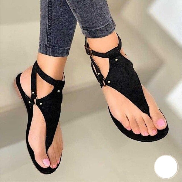 Women Fashion Rhinestone Clip Toe Shoe Outdoor Beach Sandal