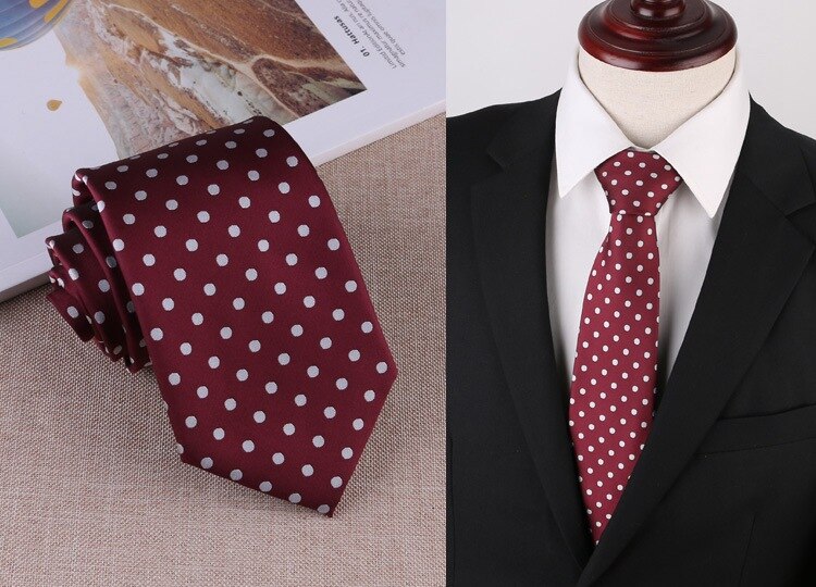 8cm Wide Polyester Tie