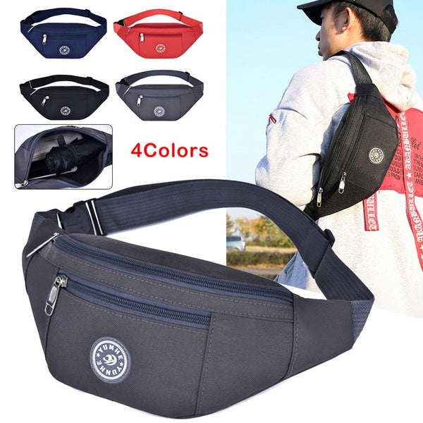 Chest Nylon Waist Travel Belt Bag