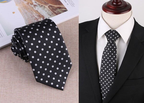 8cm Wide Polyester Tie