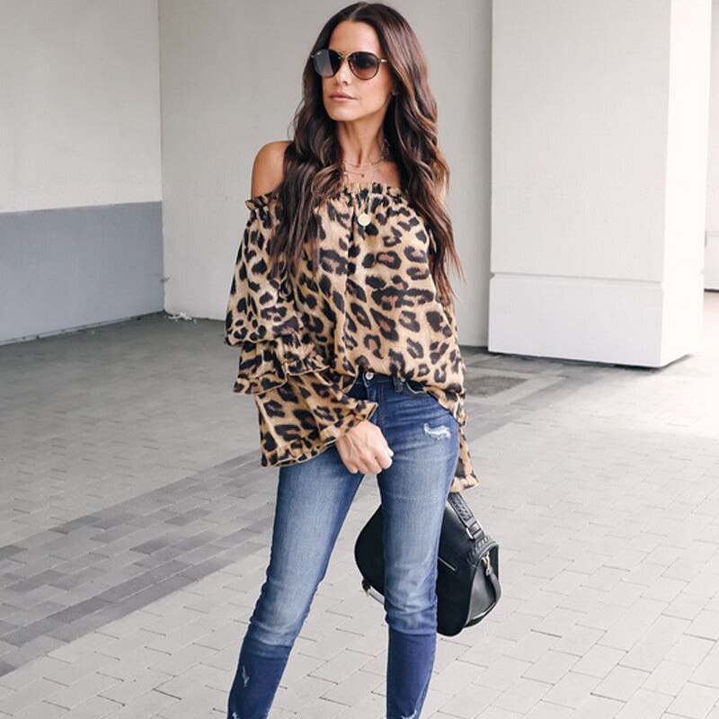 Leopard Elegant Women Top