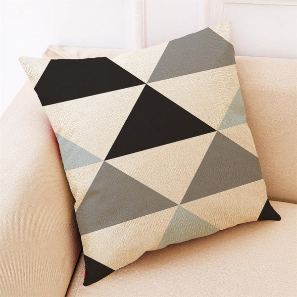 45x45 Cushion Simple Geometric Throw Pillowcase