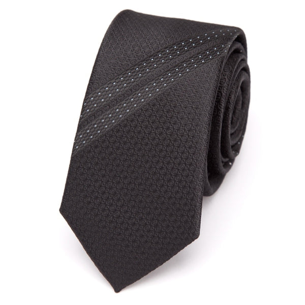 Men Luxurious Slim Stripe Tie