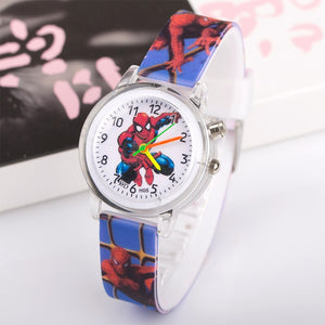 Luminous Hero Spiderman children wrist watch for boys and girls