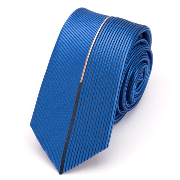 Men Luxurious Slim Stripe Tie