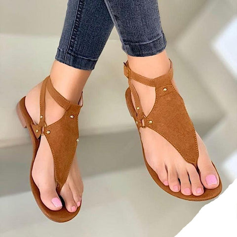 Women Fashion Rhinestone Clip Toe Shoe Outdoor Beach Sandal