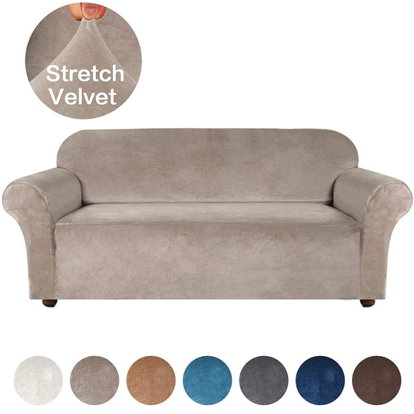High Grade Velvet Stretch Sofa Slipcover Furniture Protector