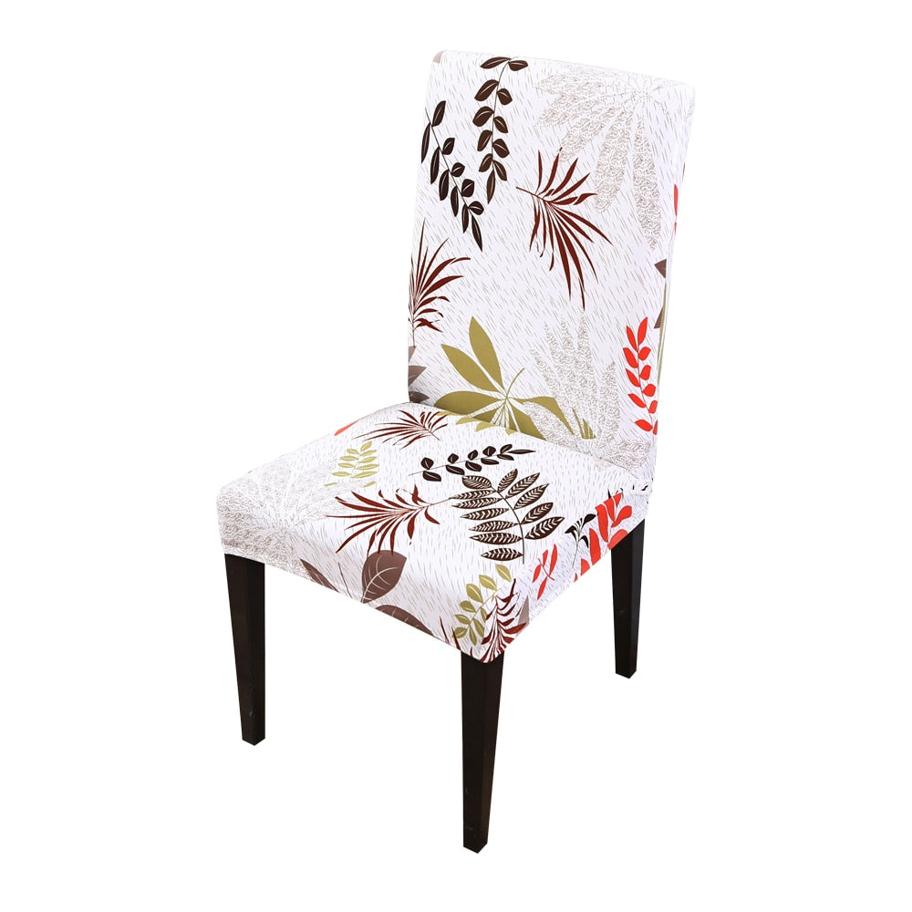 Modern Printed Elastic Chair Cover