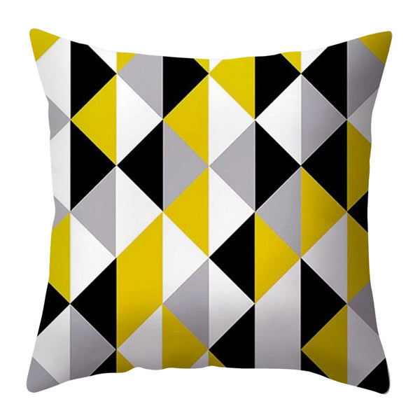 Elife Retro Yellow Pineapple Linen cotton cushion Case