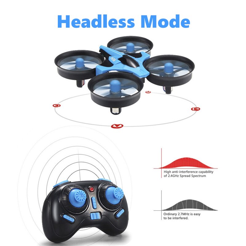 JJRC H36 RC Mini Drone Helicopter 4CH Toy Quadcopter Drone Headless 6 Axis One Key Return 360 degree Flip