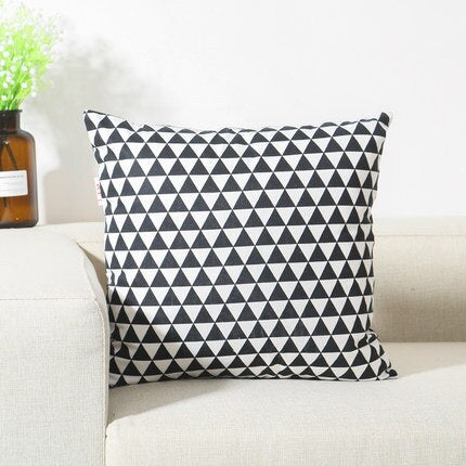 Geometric art simple sofa throw cushion pillowcase