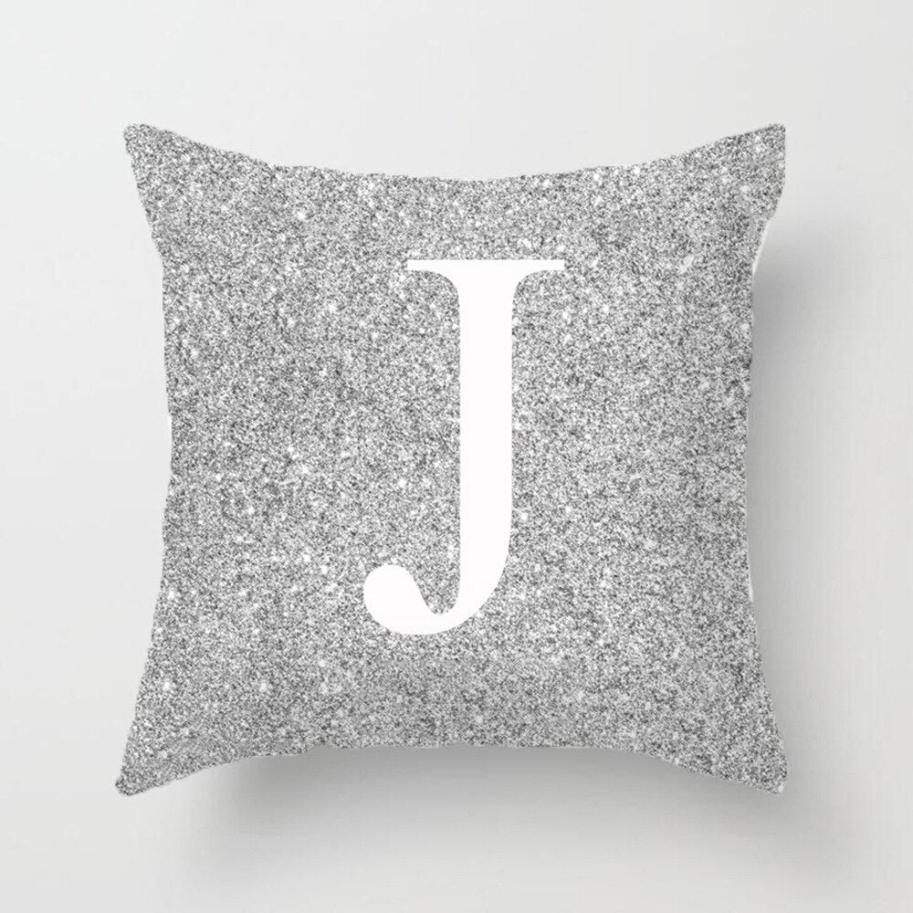 A-Z letter new gray hug pillowcase pillow