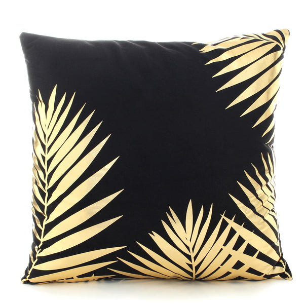 Black Gold Foil Decorative Cushion Cover