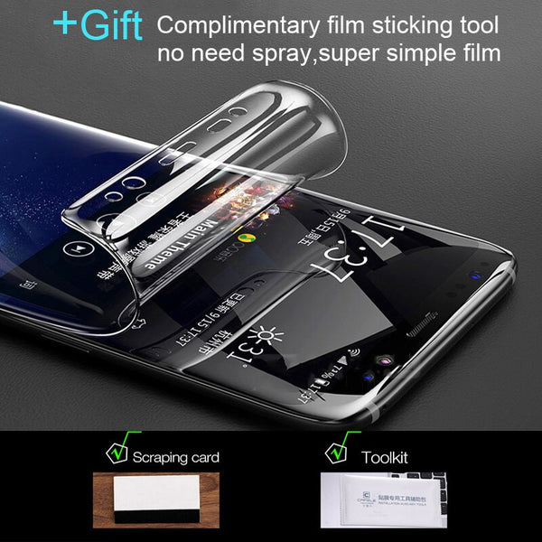 500D Screen Protector Hydrogel Film For Samsung S10 S9 S8 Plus Note 8 9 S10e Protective Film For A50 A10 A30 A70 Film