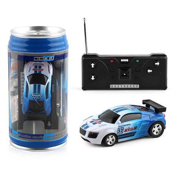 RC Cars Toy Creative Coke Can Mini Collection Radio Controlled Cars Machines On The Remote Control For Boys Kids Christmas Gift