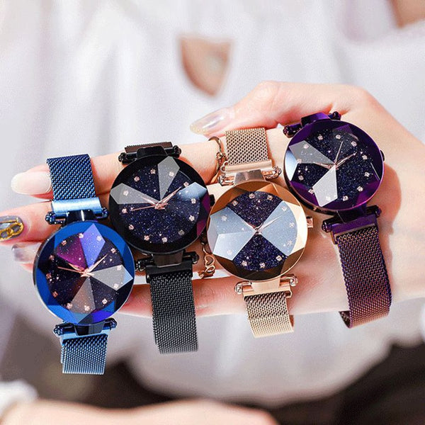 Magnetic Starry Night Luxury Women Watch