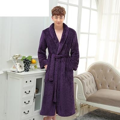 Lovers Thick Warm Bathrobe