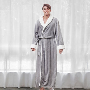 Lovers Thick Warm Bathrobe