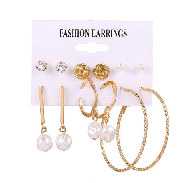Women Earrings Set Bohemian Fashion Jewelry
