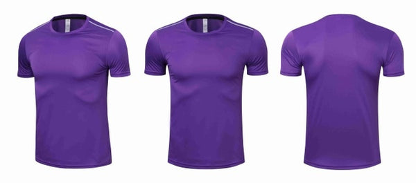 High quality spandex Men Women Kids Running T Shirt Quick Dry Fitness Tops