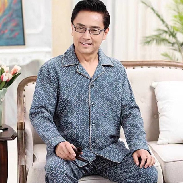Men Cotton Pajama Sleepwear