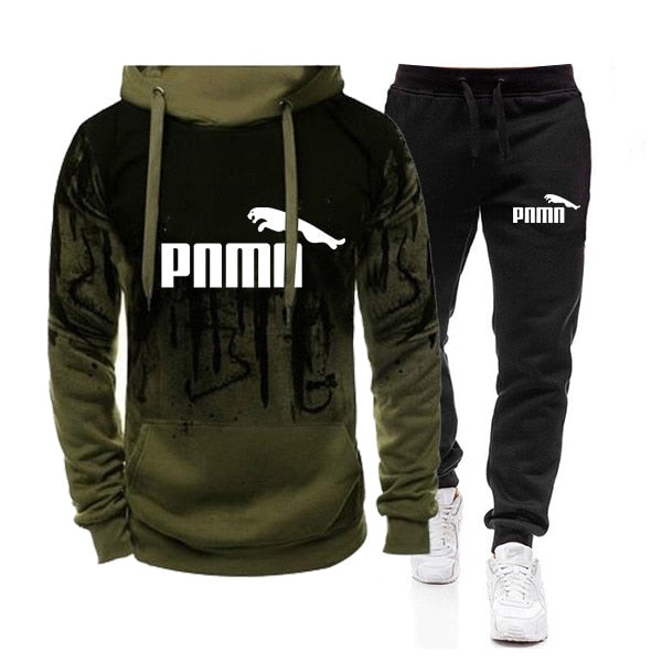 Men hooded sweatshirt and pants