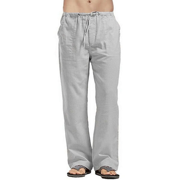 Men Cotton Linen Trousers