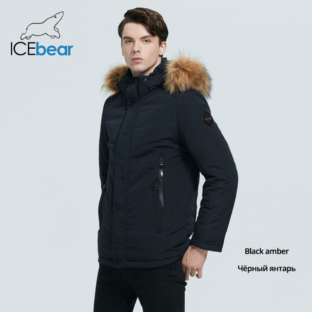 New winter men high-quality fur collar jacket