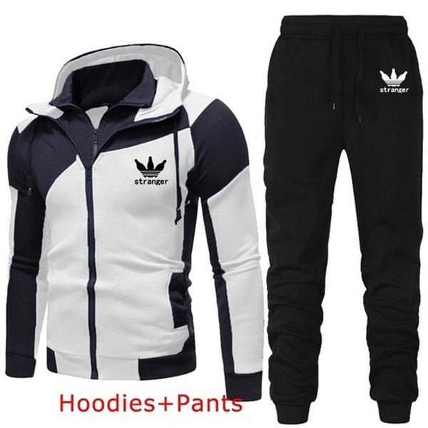 2 Piece Men Brand Sportswear Tracksuit