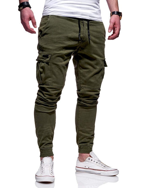 Men Pants New Fashion Men Jogger Pants Men Fitness Bodybuilding Gyms P ...