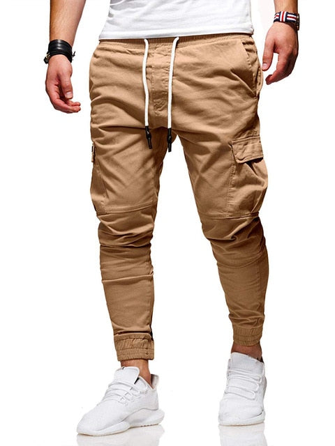 Men Pants New Fashion Men Jogger Pants Men Fitness Bodybuilding Gyms P ...