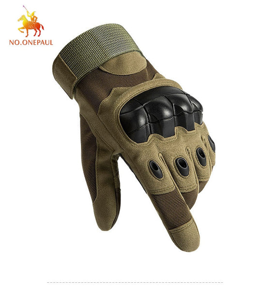 NO.ONEPAUL men's gloves outdoor tactical all fingered gloves combat training all fingered gloves antiskid gloves for men NEW